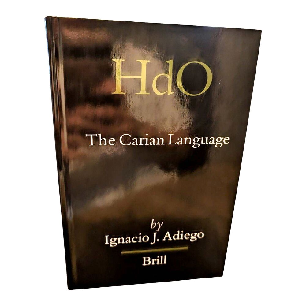 HDO THE CARIAN LANGUAGE BY IGNACIO J. ADIEGO HARDCOVER NEW